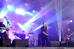 21st Century Riot perform at the NFL Fan Rally